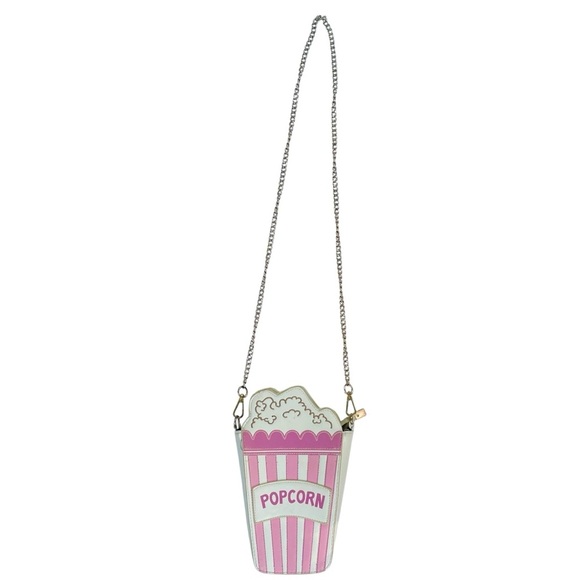 Kawaii Retro Popcorn Box Crossbody bag | Cute Kidcore Festival Weirdcore Purse - Picture 4 of 16